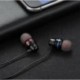 Fekete C típusú USB-C fülhallgató fülhallgató fülhallgató fülhallgatóval