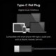 Ezüst C típusú USB-C fülhallgató fülhallgató fülhallgató fülhallgatóval