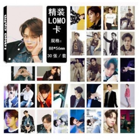 Jackson - 88 x 56mm-es 30db-os fotó szett - LOMO kártya - KPOP - GOT7