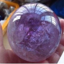 1Pc természetes ametiszt kvarc gömb szép kristálygömb gyógyító lila kő 2cm
