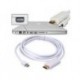 6ft Thunderbolt HD DisplayPort DP és HDMI adapterkábel Apple Mac Macbook számára