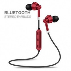 Piros Sweatproof fejhallgató Vezeték nélküli Bluetooth Sport fülhallgató Sztereó fejhallgató Hot JP