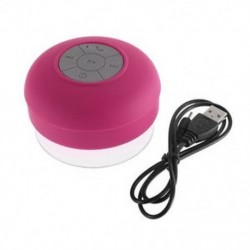 Rózsaszín Új vízálló Bluetooth vezeték nélküli hangszóró kihangosító mikrofon Mic szívó autó zuhany