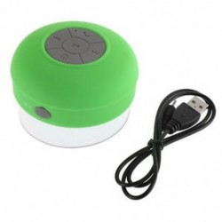 Zöld Új vízálló Bluetooth vezeték nélküli hangszóró kihangosító mikrofon Mic szívó autó zuhany