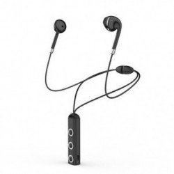 Fekete Sport Bluetooth mágneses fülhallgató kihangosító nyakpánt fejhallgató sztereó fejhallgató