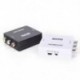 fehér Mini HDMI - RCA AV / CVBS adapter HD 1080P HDMI2AV Video Converter TV-hez