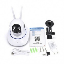 EU Plug Vezeték nélküli WiFi HD 1080P IP kamera biztonsági hálózat CCTV Baby Monitor Smart Webcam