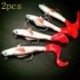 3db horgász csalit (hossza 7cm) Horgász csalik Crankbaits horogok Garnélarák Minnow Frog Fish Baits Bass Tackle Tool