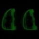 2 X Éjszakai horgászbot Tipphal Bite riasztás riasztó csipesz Bells Ring Glow Accessory