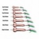 Rose Gold 21g Penis Fishing Lure Bass Funny Tackle Hook Dick Spinner Spike Pike 15g-36g Hot
