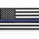 5 PCS rendőr Vékony kék vonal Amerikai zászló Vinyl Decal autó matrica