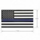 5 PCS rendőr Vékony kék vonal Amerikai zászló Vinyl Decal autó matrica