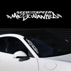1db JDM White Need for Speed Scratch autós automatikus szélvédő matrica