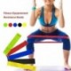 ALL 5 szín Ellenállási sávok Gumi edző hurok rugalmas rugalmas nyújtás Fitness kar láb