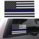 5 PCS rendőr, vékony kék vonal amerikai zászló matrica autó matrica grafikus JP