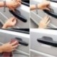4db tiszta láthatatlan autós ajtó fogantyú festék karcolásvédő védőfólia