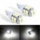 2PCS fehér T10 W5W 194 168 501 20SMD LED autó fordított oldalsó éklámpák 12V