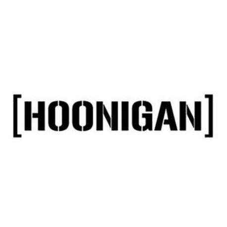 Fekete Hoonigan Ken Block Drift JDM autós matricák matricák motorkerékpárhoz AUTO 19 * 4cm