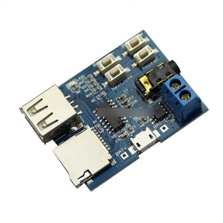 5db TF/U lemez MP3 formátum dekóder  erősítő dekódolás Audio lejátszó modul