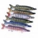 3db csalik (hossza 5,5 cm) Halászati csalik Bass Crankbaits Horgok Minnow garnélarák béka Fish Baits Tackle Tool