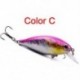 C 1db 7cm 13g Szem Minnow halászati csalit Bass Crankbait horgászbot újratöltve