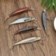 * 2 Mini színes festés halászati csalit mesterséges crankbaits Minnow Wobbler Lure 11cm