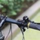 Fekete Fém kerékpár kerékpáros kerékpáros fogantyú Bell gyűrű kürt hang riasztás hangos biztonság Új