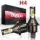 2db H4 LED izzók Bi-Xenon Hi / Lo 110W 26000LM fényszóró átalakító készlet lámpa új