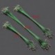 20Pcs 15cm 20PCS kártya gördülő forgásbiztonsági rögzítő horgászbotok Hook Traces Steel Wires
