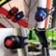 Piros   fehér LED töltés Kerékpár hátsó hátsó figyelmeztetés Biztonsági lámpa piros fény 3 üzemmód
