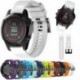 Piros 1db csere szilikagél gyors telepítésű sávszíj a Garmin Fenix 5X GPS órához