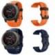 Piros 1db csere szilikagél gyors telepítésű sávszíj a Garmin Fenix 5X GPS órához