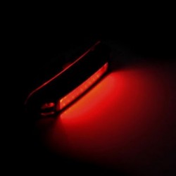 Vörös fény USB újratölthető LED-es hátsó kerékpár kerékpárbiztonsági kerékpáros figyelmeztetés hátsó lámpa