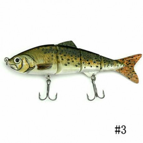 3 * 1PCS Minnow horgászbéka Crank Bait Hooks Bass Crankbaits Fogás a süllyedő popperhez