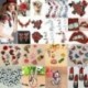 10PCS fehér csillag Hímzett varrott vasalat a javításokhoz Jelvényes kalap táska DIY szövetbevonat