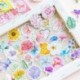* C2 60Pcs / Set Hot Calendar Scrapbook Album naplókönyv Decor DIY papír tervező matrica kézműves