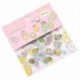 Rózsaszín 80Pcs Japán Sumikko Gurashi matricák Napló Dekoratív kézműves DIY Scrapbooking
