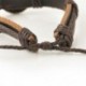 Barna Vintage férfi Yin és yang Wrap bőr Infinity Charm karkötő Retro ékszer ajándék
