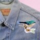 2PCS Virág Madarak Hímzés Applique Kendő DIY Varrás &amp  Vas a javítás jelvény Új