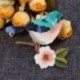 2PCS Virág Madarak Hímzés Applique Kendő DIY Varrás &amp  Vas a javítás jelvény Új
