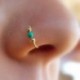 3db piercing - orrkarika - fülbevaló - Retro ékszer szett 6mm - 8mm - 10mm