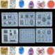 1db piramis (5 * 5cm) 1 / 7pcs szilikon öntvény DIY készítése penész gyanta kézműves nyaklánc medál ékszerek