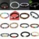* 35 8mm Férfi természetes láva rock drágakő gyöngy karkötő Buddha fej Charm gyöngyös karkötő