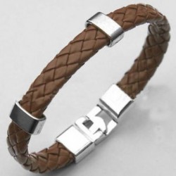 28 * Men&*39 s Vintage fonott bőr csukló karkötő Retro Bangle karszalag mandzsetta ékszerek