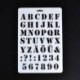 1 * Ábécé betű szám rétegezés stencil festés Scrapbooking papír kártyák kézműves