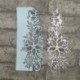 * 5 Boldog Karácsonyt (2,5 * 6 cm) DIY fém csipke vágószerszámok Stencil Scrapbook Album papírkártya dombornyomó