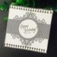 * 5 Boldog Karácsonyt (2,5 * 6 cm) DIY fém csipke vágószerszámok Stencil Scrapbook Album papírkártya dombornyomó
