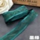 Zöld 5yds 1 &quot (25mm) Satin Edge Organza szalag íj esküvői dekoráció DIYLace kézműves