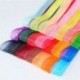 Királykék 5yds 1 &quot (25mm) Satin Edge Organza szalag íj esküvői dekoráció DIYLace kézműves