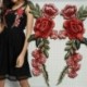 1PC koponya ujj DIY hímzett vas varrni a javítás ruhák szövet matrica jelvény ruhák applique